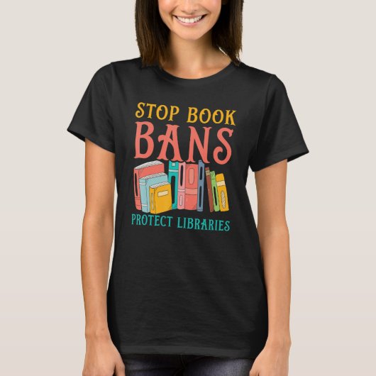 Read Banned Books Bookworm Book  Bibliophile T-shirt (Voorkant)