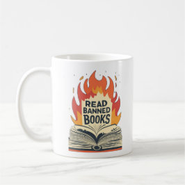 Read Banned Books! Mug Koffiemok