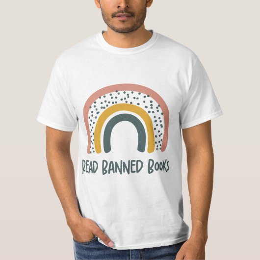 Read Banned Books  T-shirt (Voorkant)