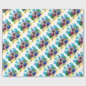 READ Boek Wagon Art Pattern Cadeaupapier (Vlak)