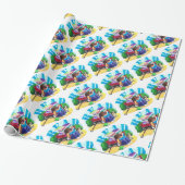 READ Boek Wagon Art Pattern Cadeaupapier (Uitgerold)