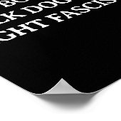 Read Books Walk Dogs Fight Fascists - Reading Book Poster (Hoek)