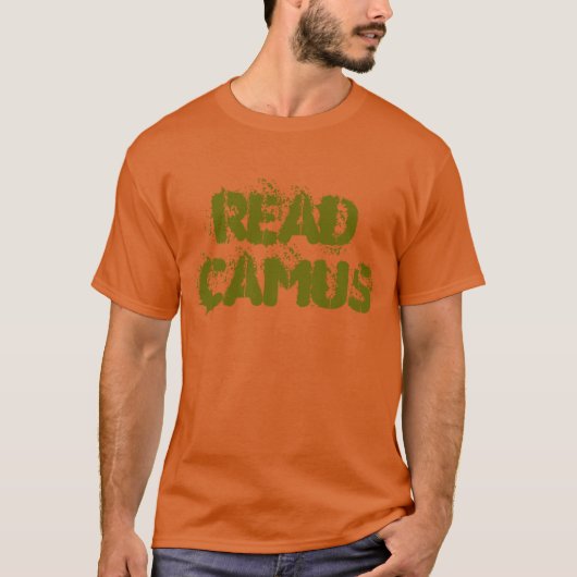"Read Camus" t-shirt (Voorkant)