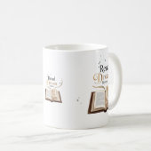 Read Dream Repeat Ceramic Mug - Flaming Book  Koffiemok (Voorkant rechts)