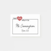 Read - Love - Return to Post-it® Notes (Voorkant)