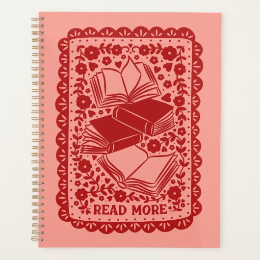 Read More – Book Lover Reading Motivation  Planner (Voorkant)