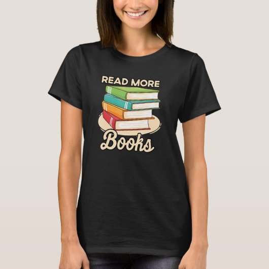 Read More Books Case National Read A Book Day T-shirt (Voorkant)