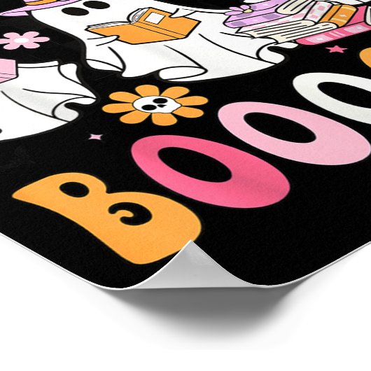 Read More Books Ghosts Reading Book Funny Teacher  Poster (Hoek)