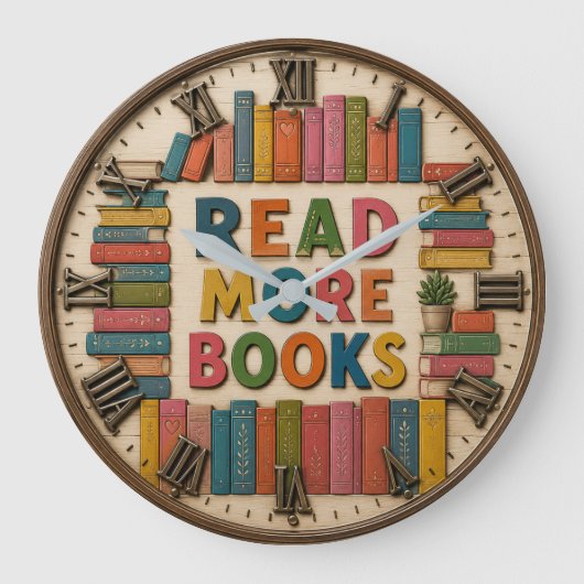 Read More Books Reading Classroom Grote Klok (Voorkant)