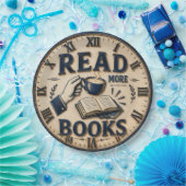 Read More Books Reading Lover Gift Papieren Bordje (Feest)