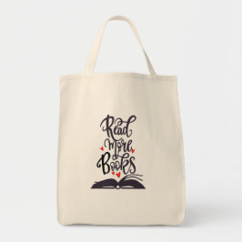 Read more books tote bag