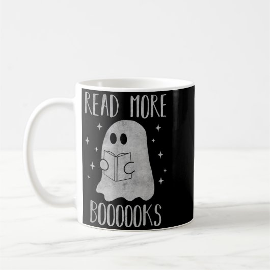 Read More Boooooks Funny Cute Halloween Ghost Read Koffiemok (Links)