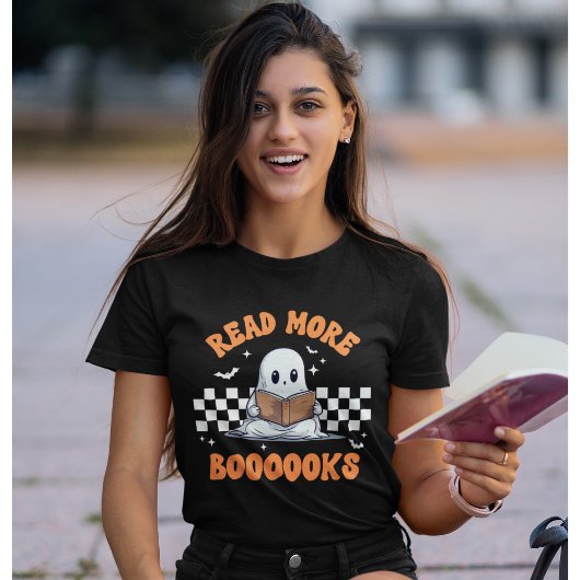 Read More Boooooks Funny Halloween T-shirt