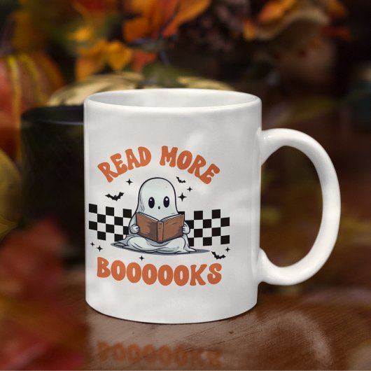 Read More Boooooks Halloween Gift Koffiemok
