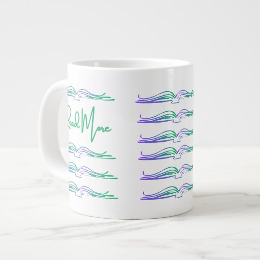 Read More in Green and Blue Grote Koffiekop (Links)