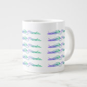 Read More in Green and Blue Grote Koffiekop (Voorkant rechts)