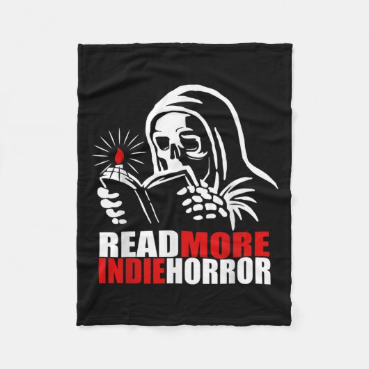 Read More Indie Horror Apparel Fleece Deken (Voorkant)