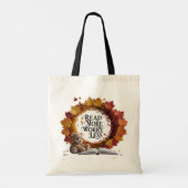 Read More Worry Less Tote Bag - Aesthetic Autumn  (Achterkant)