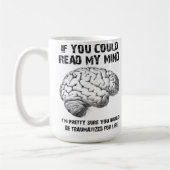 Read My Mind Funny Koffiemok (Links)