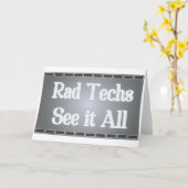 Read Techs See It All (Röntgenfilm) Kaart (Gele Bloem)