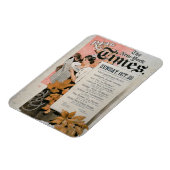"Read the New York Times" (kleurenlitho) Magneet (Linkerzijde)