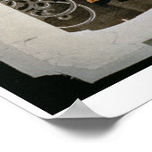 "Read the New York Times" (kleurenlitho) Poster (Hoek)