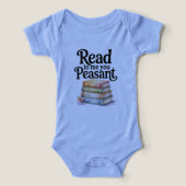 Read to Me You Peasant Funny Infant Bodysuit (Design voorkant)