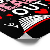 Read Your Heart Out Valentine Reading Book Girl Ki Poster (Hoek)