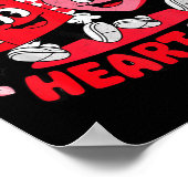 Read Your Heart Out Valentine's Day Retro Teacher  Poster (Hoek)