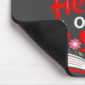 Read Your Heart Valentine Reading Book Girls Flowe Muismat (Hoek)