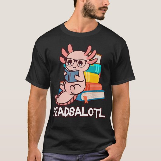 Readalotl T-shirt (Voorkant)