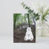 Reader Bear Briefkaart (Staand voorkant)