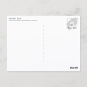 Reader Bear Briefkaart (Achterkant)