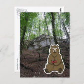 Reader Bear (color) Briefkaart (Voorkant / Achterkant)