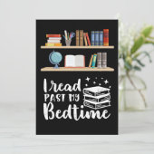 Reader Gift I Read Before My Bedtime Bedankkaart (Staand voorkant)