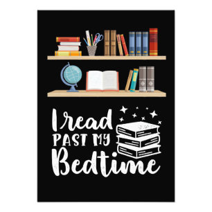 Reader Gift I Read Before My Bedtime Foto Afdruk
