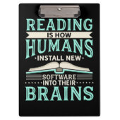 Reader Gift Reading New Brain Klembord (Voorkant)