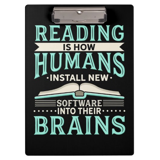 Reader Gift Reading New Brain Klembord (Voorkant)