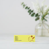 Reader Golden Profile Cards Mini Visitekaartje (Staand voorkant)