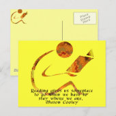 Reader Golden Quote Briefkaart (Voorkant / Achterkant)