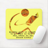 Reader Golden Quote Mousepad Muismat (Met muis)