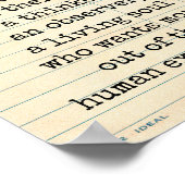 Reader Human Experience Salil Jha Quote Wall Art Poster (Hoek)