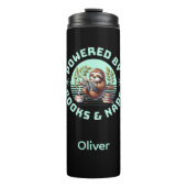 Reader Sloth. Unique Gift for Book Lover Thermosbeker (Voorkant)