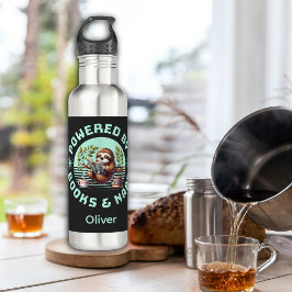 Reader Sloth. Unique Gift for Book Lover Waterfles