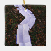 Reader voor het lezen van boekpaden keramisch ornament (Voorkant)