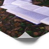 Reader voor het lezen van boekpaden poster (Hoek)