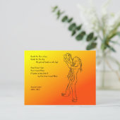 Reader's baard briefkaart (Staand voorkant)