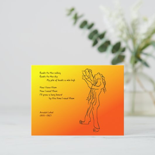 Reader's baard briefkaart (Staand voorkant)