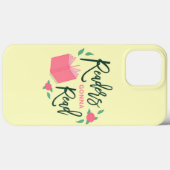 Readers Gonna Read Bookish Floral Case-Mate iPhone Case (Achterkant (horizontaal))