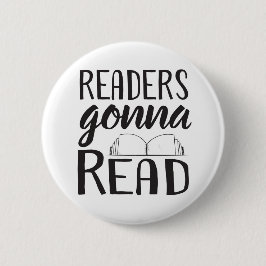 Readers Gonna Read Ronde Button 5,7 Cm